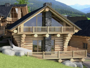 Cosy modern Canadian wooden chalet
